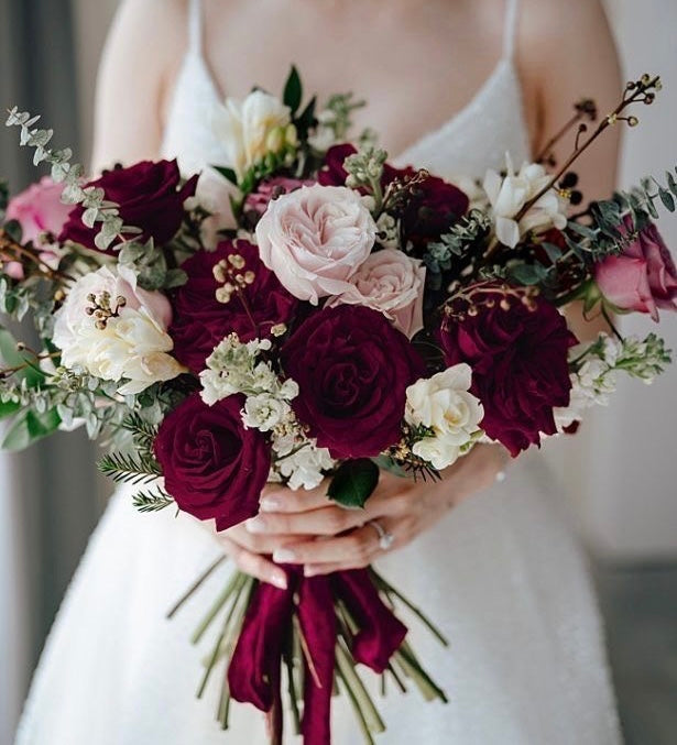 Bridal Bouquet Marsala